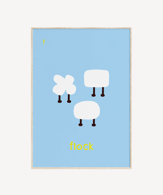 F for Flock Print