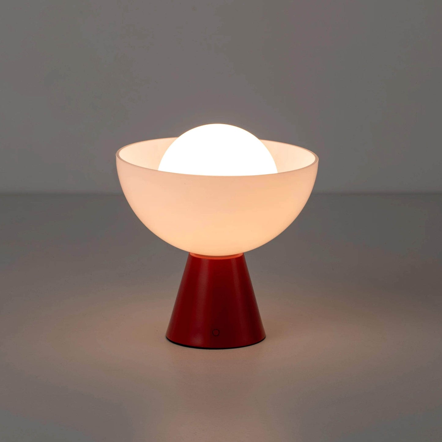 Jam Red Dome Cordless Table Lamp