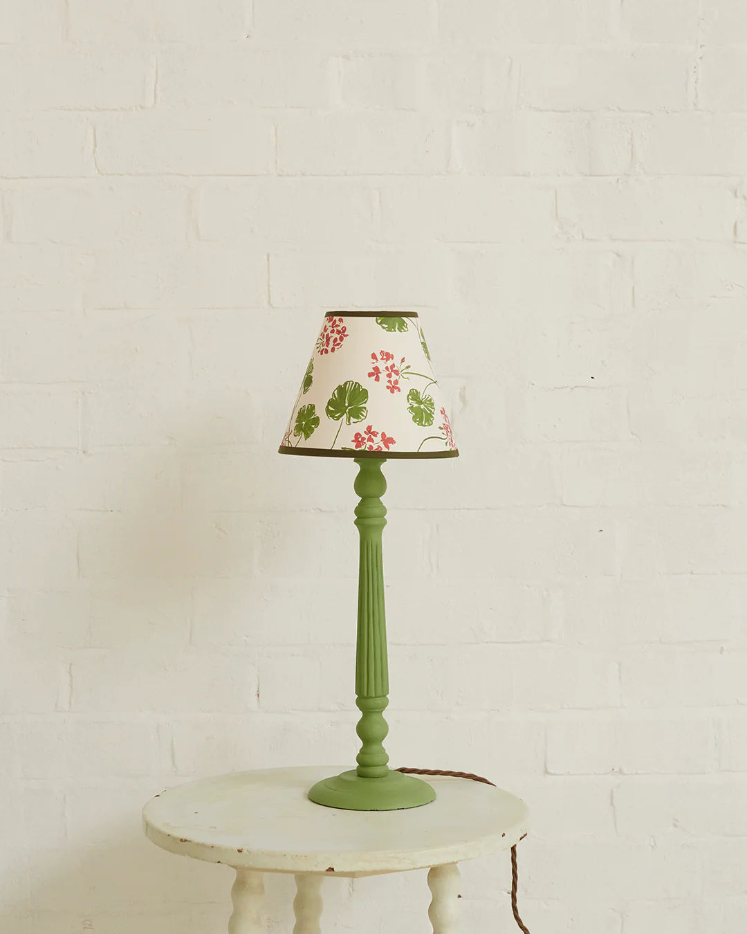 Hestia,Hand-Painted Table Lamp Base x Annie Sloan (Capability Green)