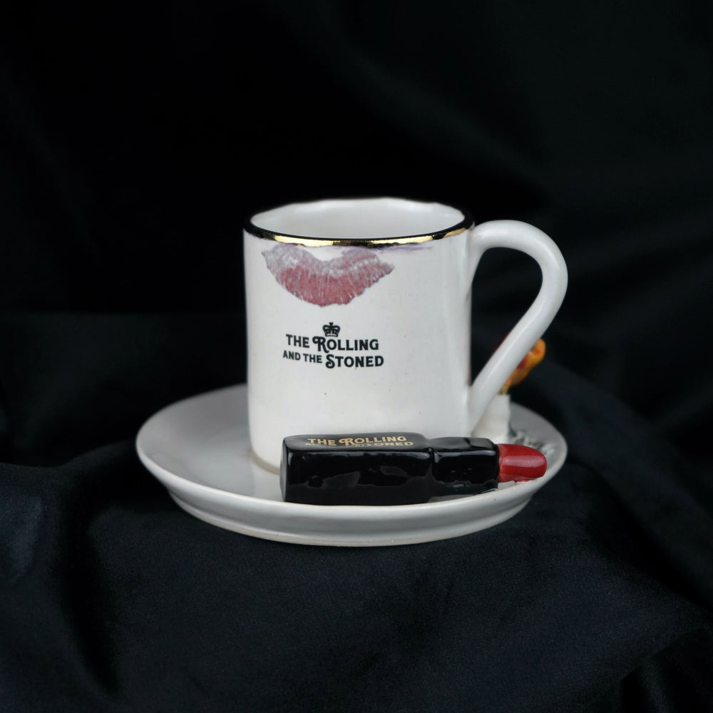 Lippy Espresso Cup & Saucer