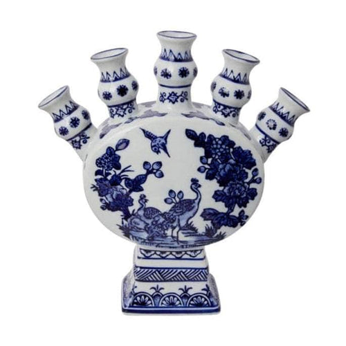 Peacock of Paradise Tulipiere Vase