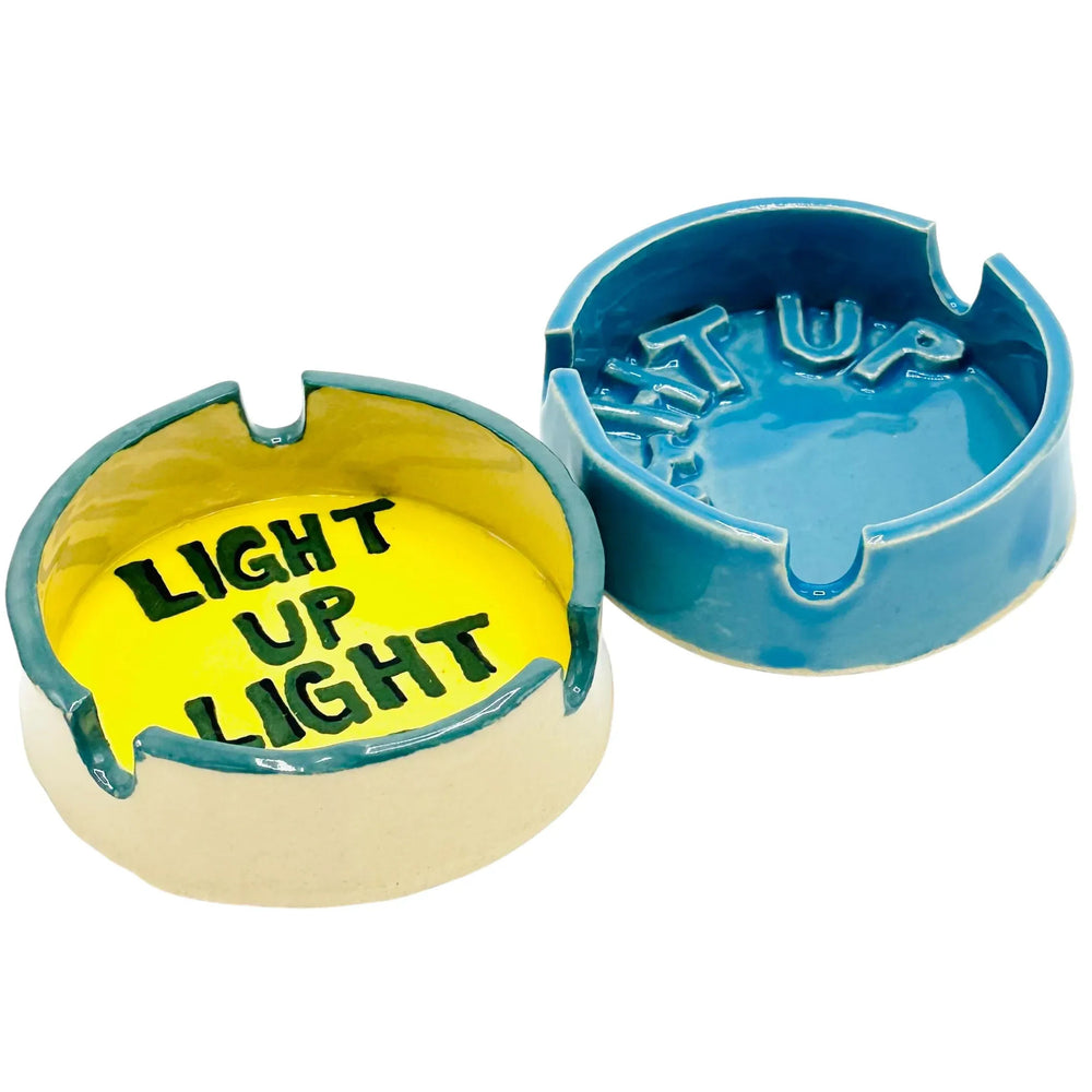 Light Up Ashtray Blue