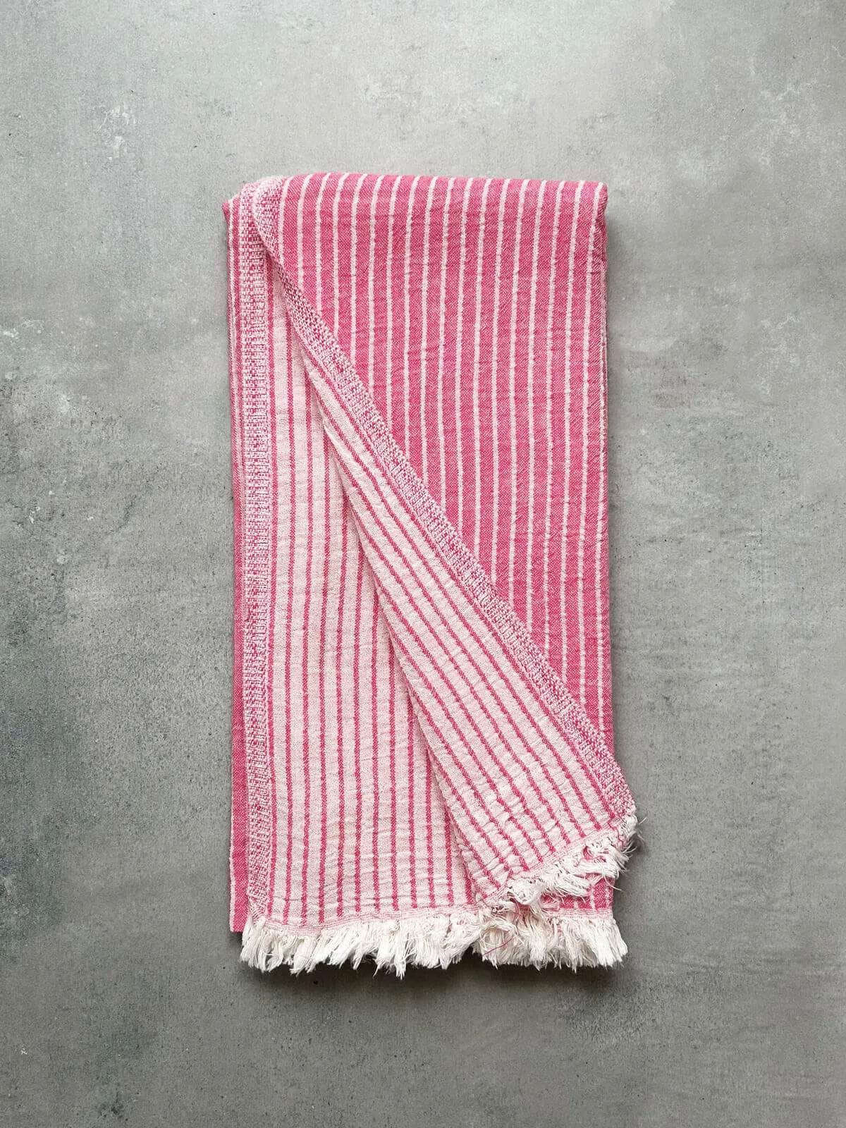 Portobello Hammam Towel - Flamingo