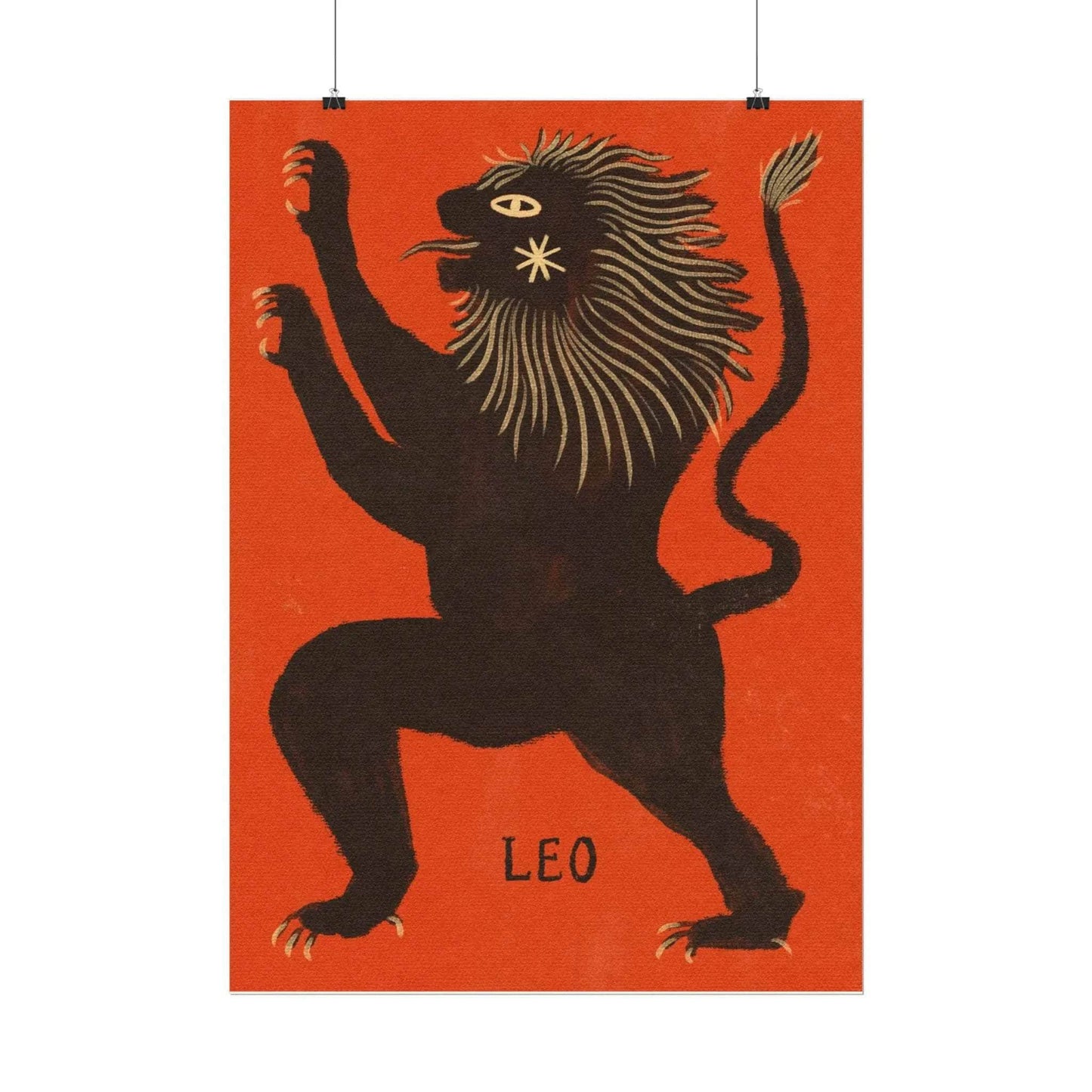 Tabby Booth Fine Art Zodiac Print • Leo