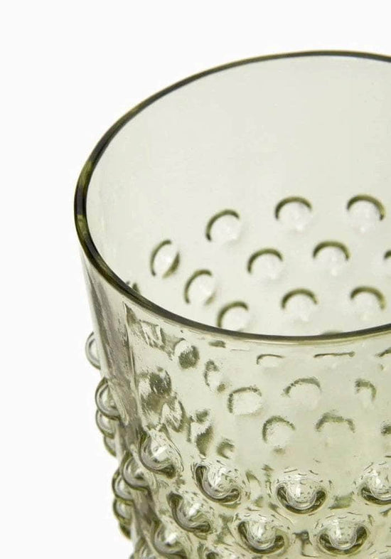 Green Dew Drop Tumblers - Set of 4