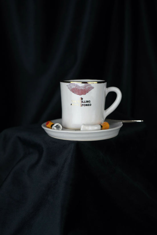 Silver Spoon Kiss Espresso Cup & Saucer