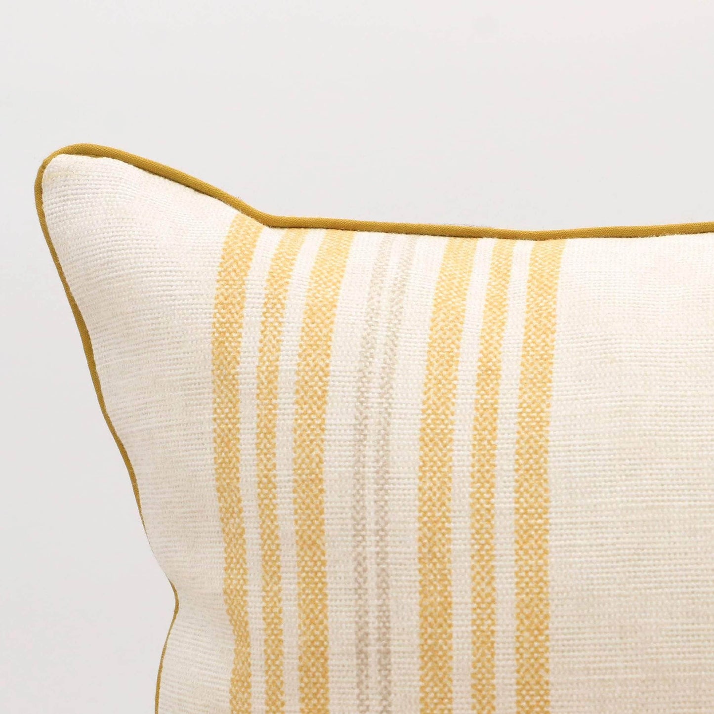 Mustard Striped Cushion