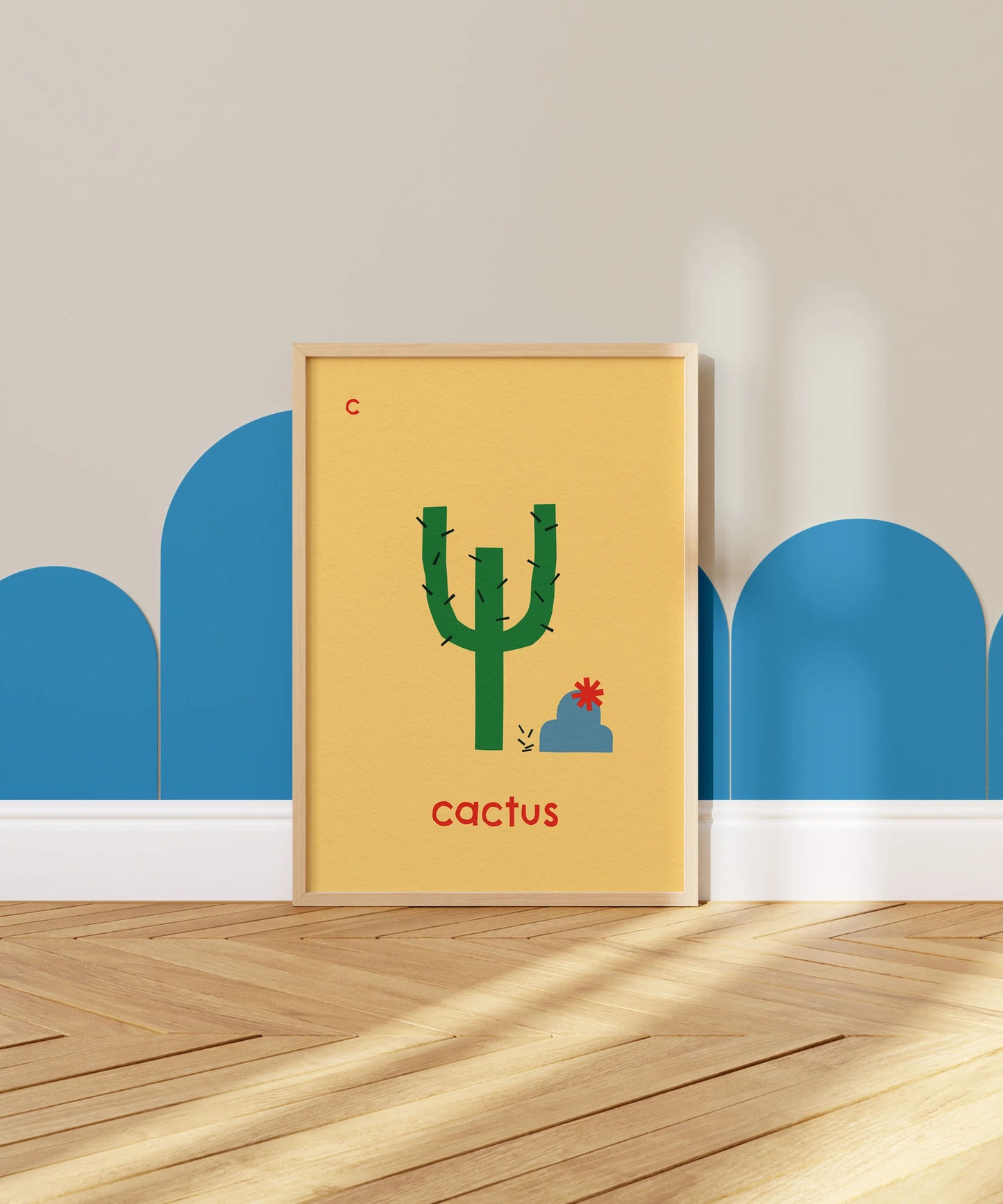 C for Cactus Print