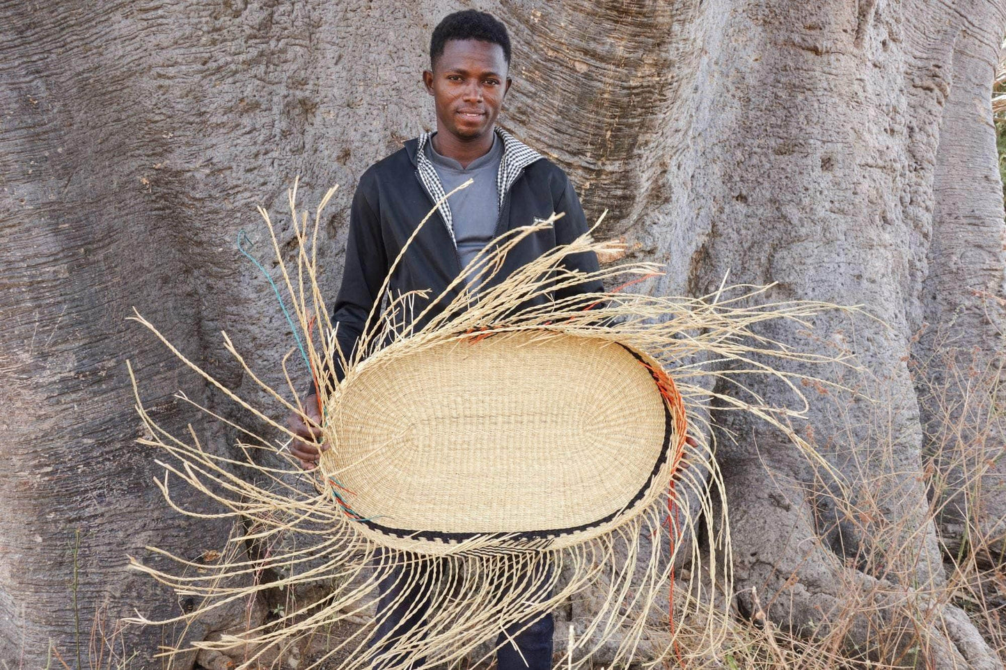 KOBOKO: Gold, Green & Blue Dog Basket - Small