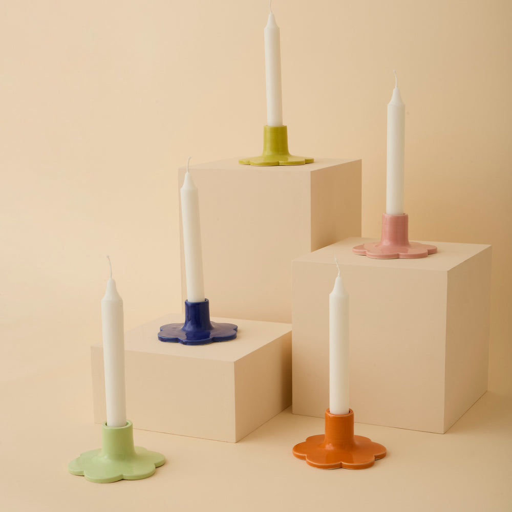 Solo Candle Holder - Orange