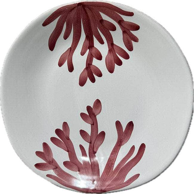 Bordeaux Coral Plate - Corallo