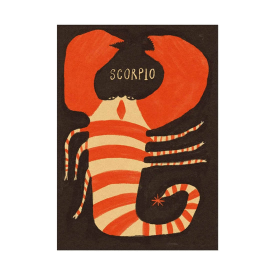 Tabby Booth Fine Art Zodiac Print • Scorpio