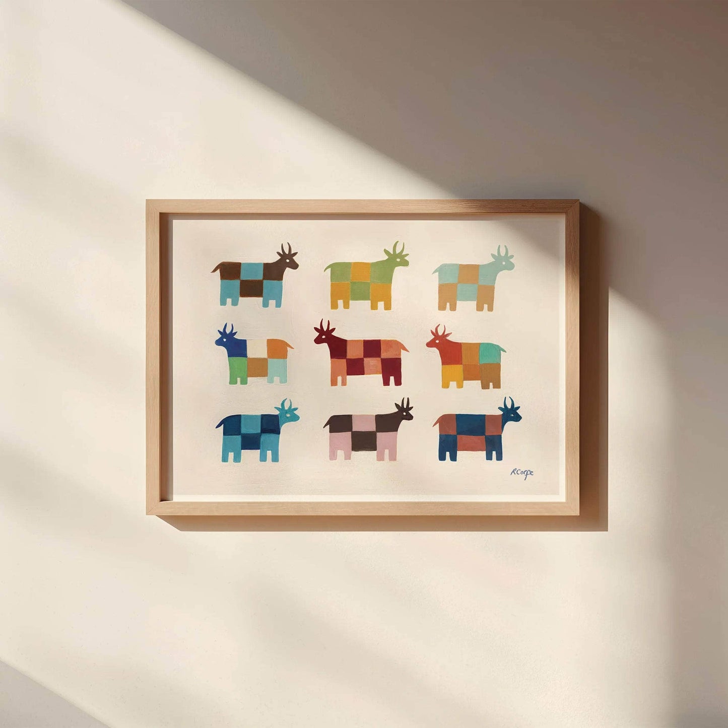 A2 - 'Moo' Cow Print