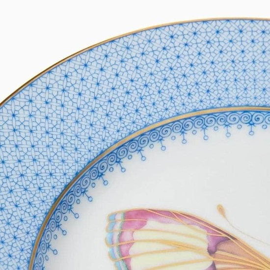 Blue Lace Butterfly Side Plate | Set of 4