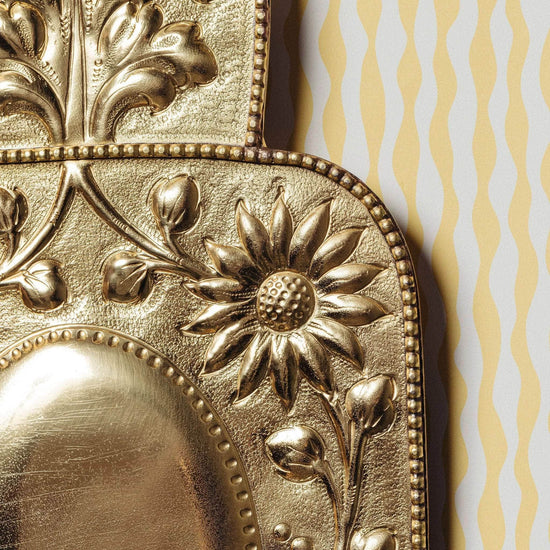 Sunflower Brass Wall Sconce (Single)