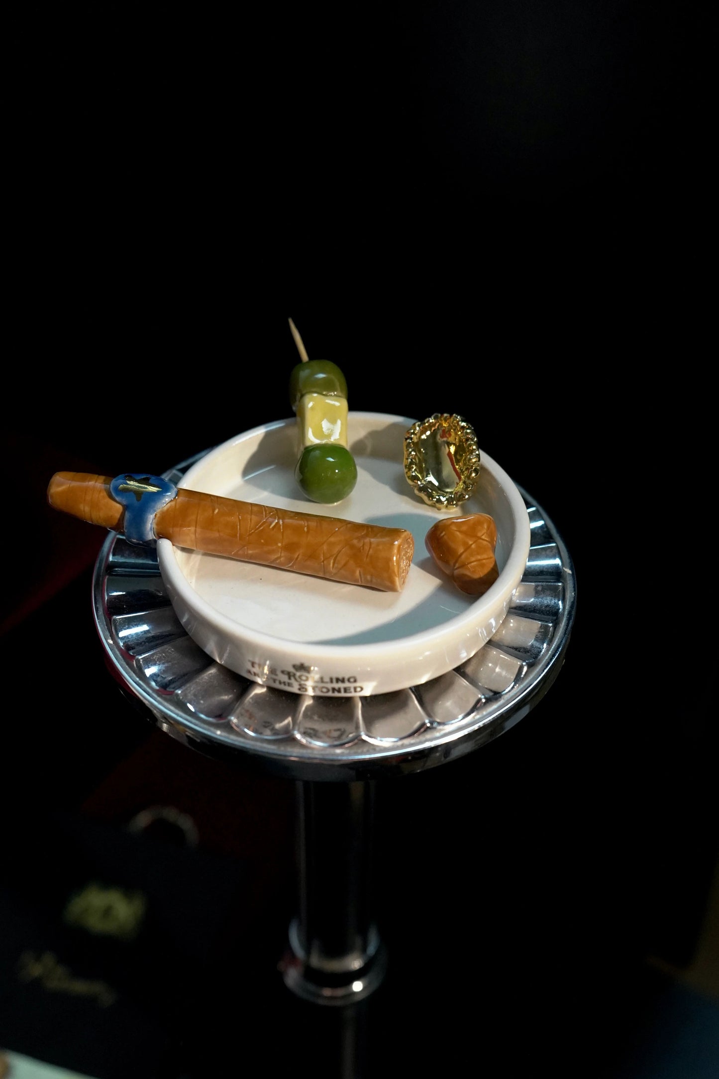 Cigar & Olive Ashtray