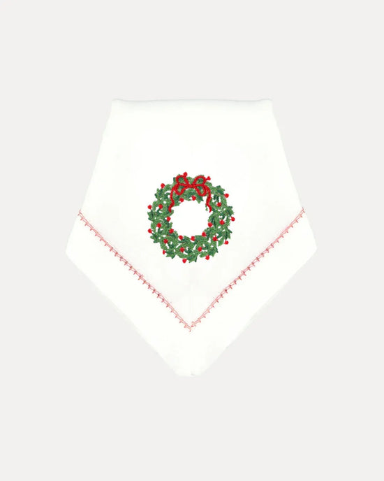 Christmas Wreath Napkin