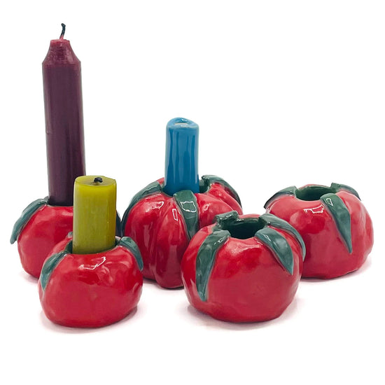 Tomato Candle Holder