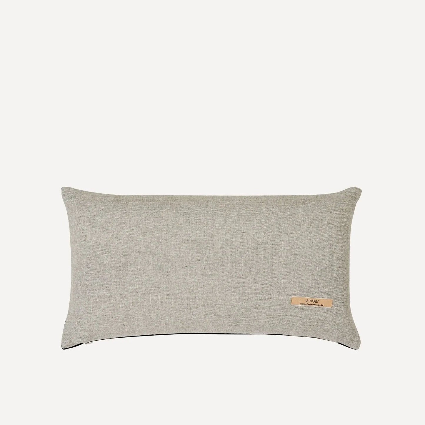 Bold Frame Jacquard Cushion - Off White