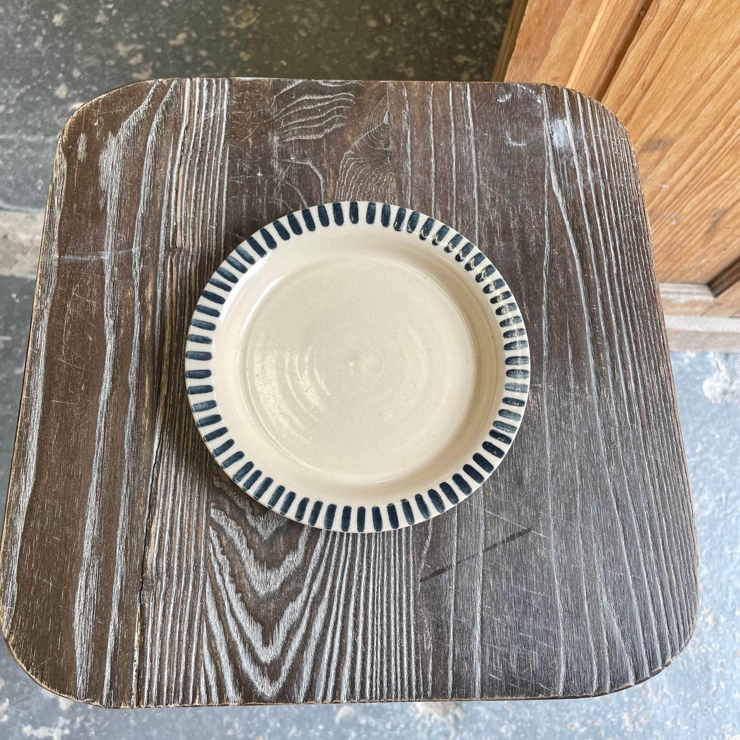 Small Striped Plate