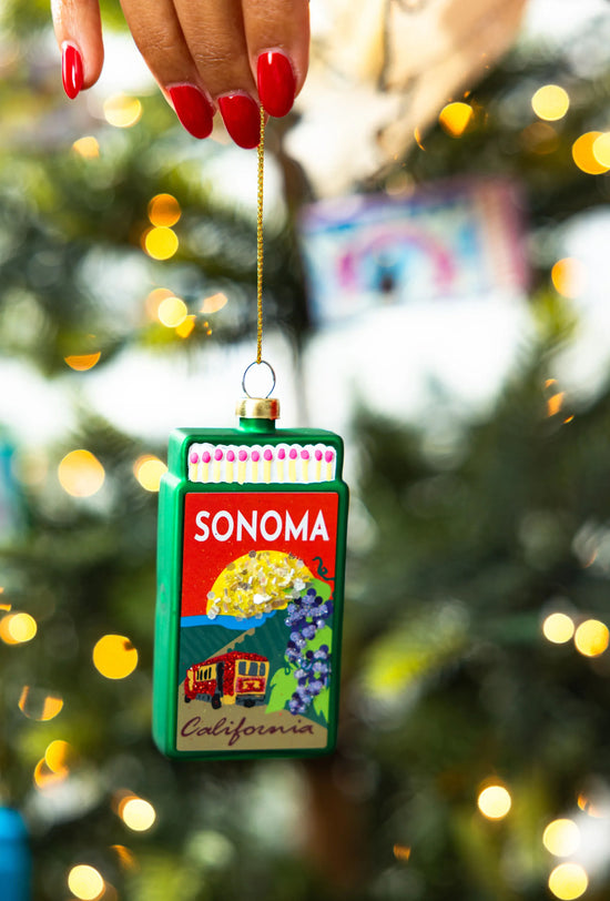 Matchbook Ornament - Sonoma