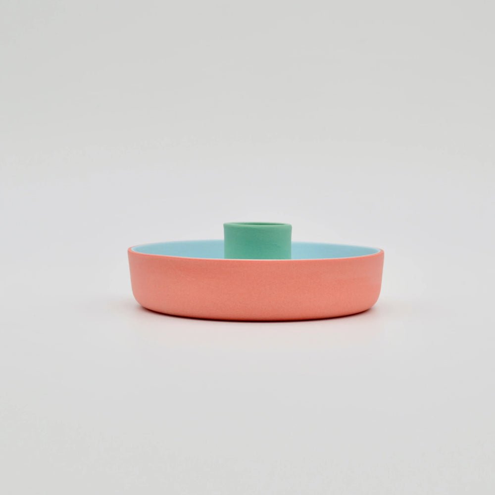 Candle Holder Pink/Blue/Green