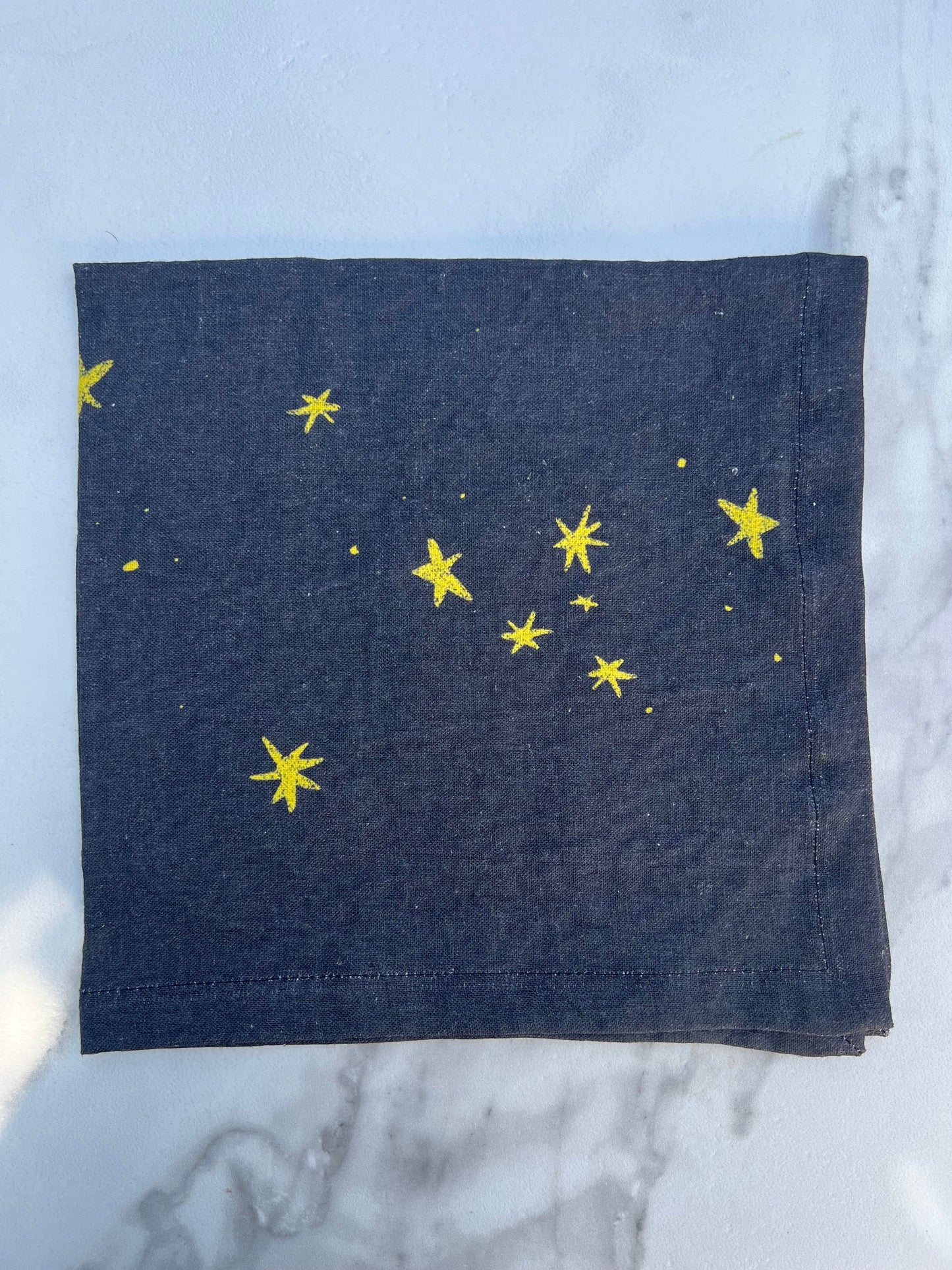 Stars Napkins in Blue (Set of 4)