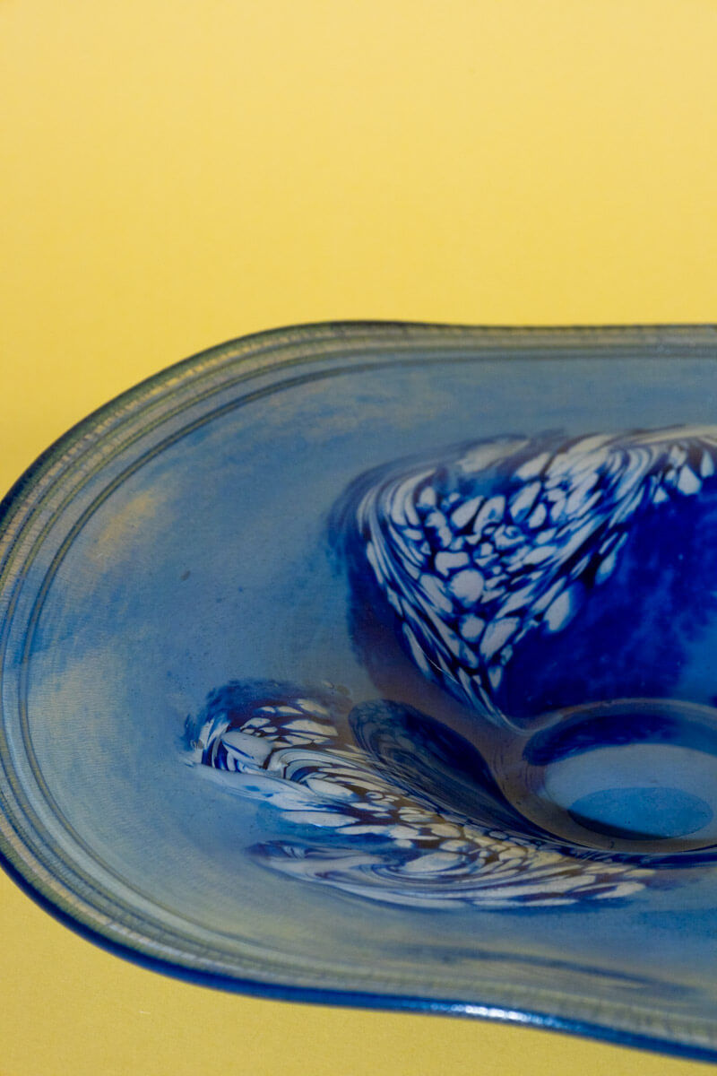 Mid-century Wavy Abstract Bowl