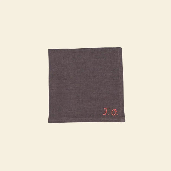 The Dark Grey Linen Napkin