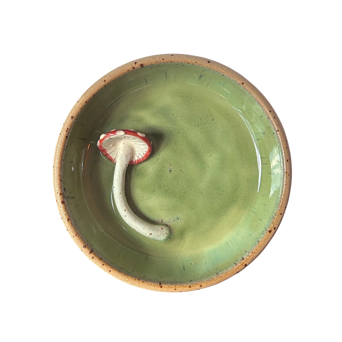 Green Mushroom Trinket Dish