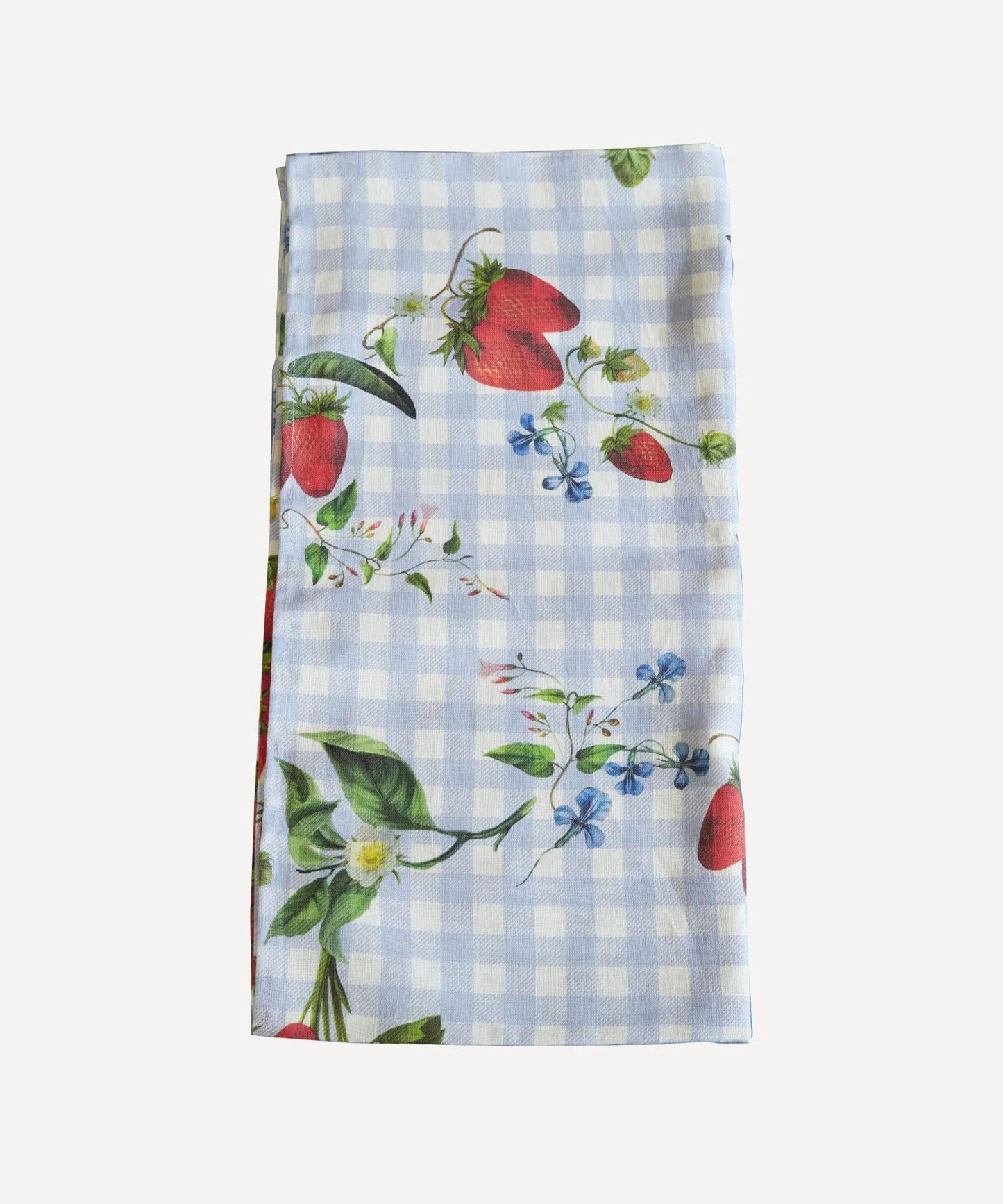 Strawberry Fields Linen Runner