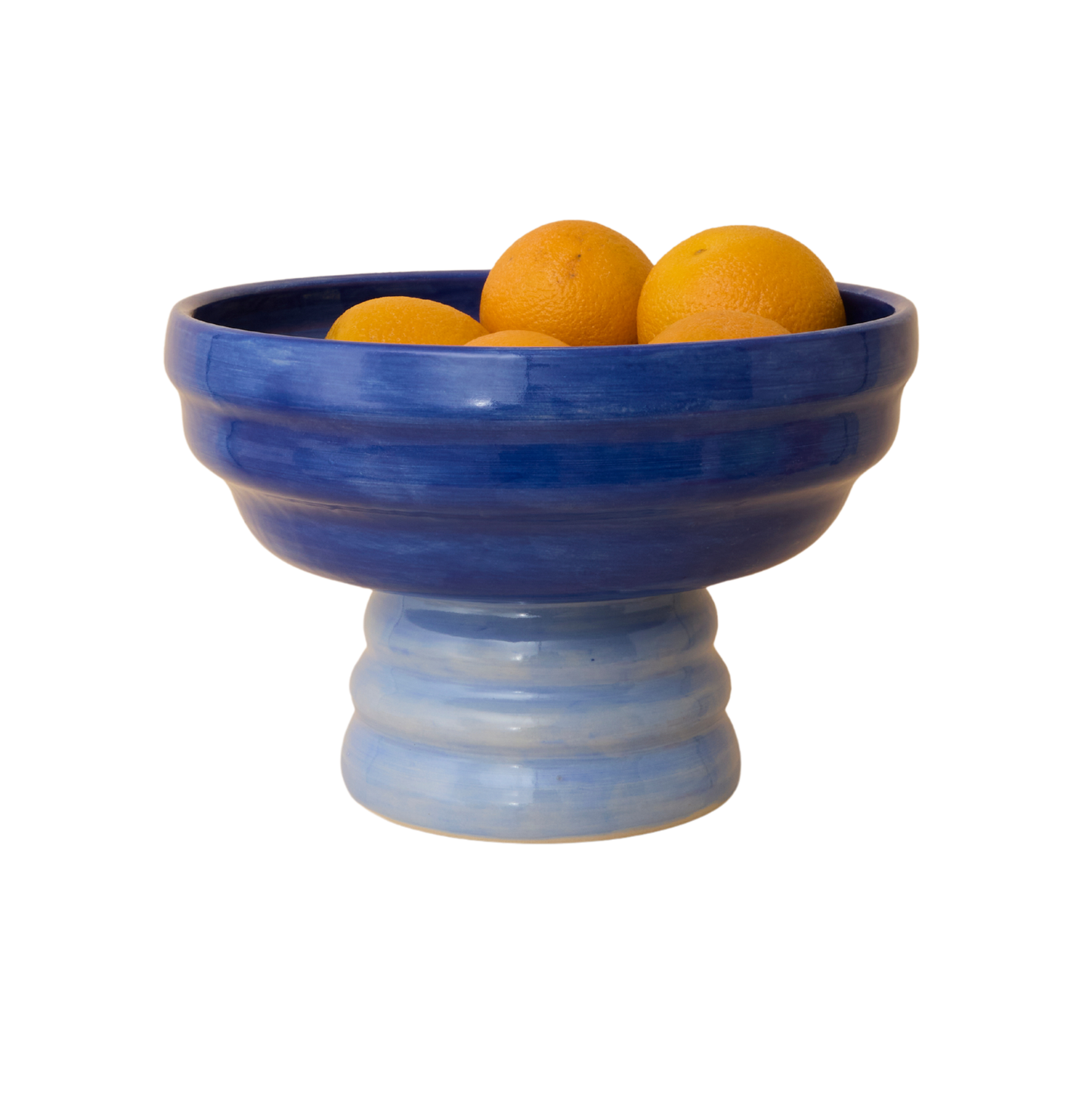 Pedestal Bowl - Blue