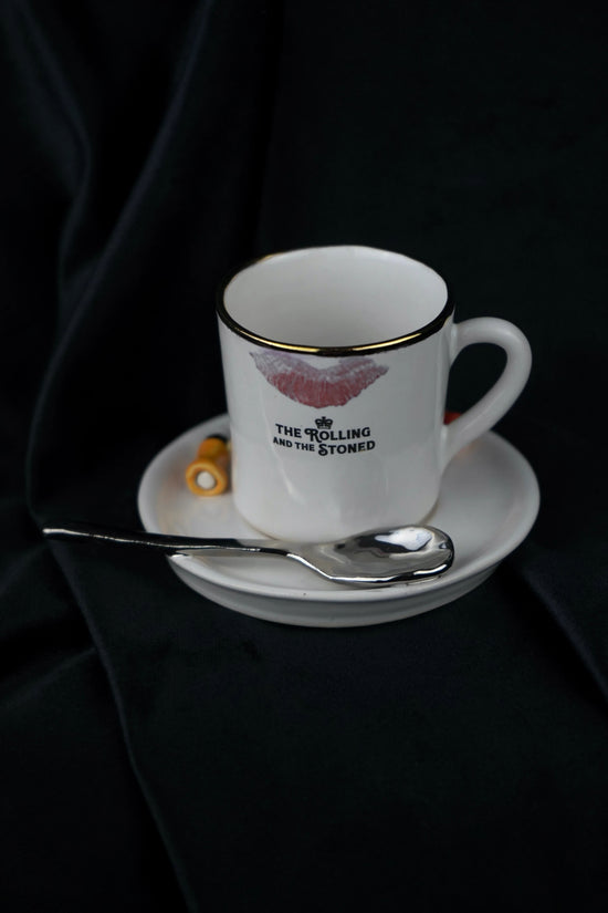 Silver Spoon Kiss Espresso Cup & Saucer