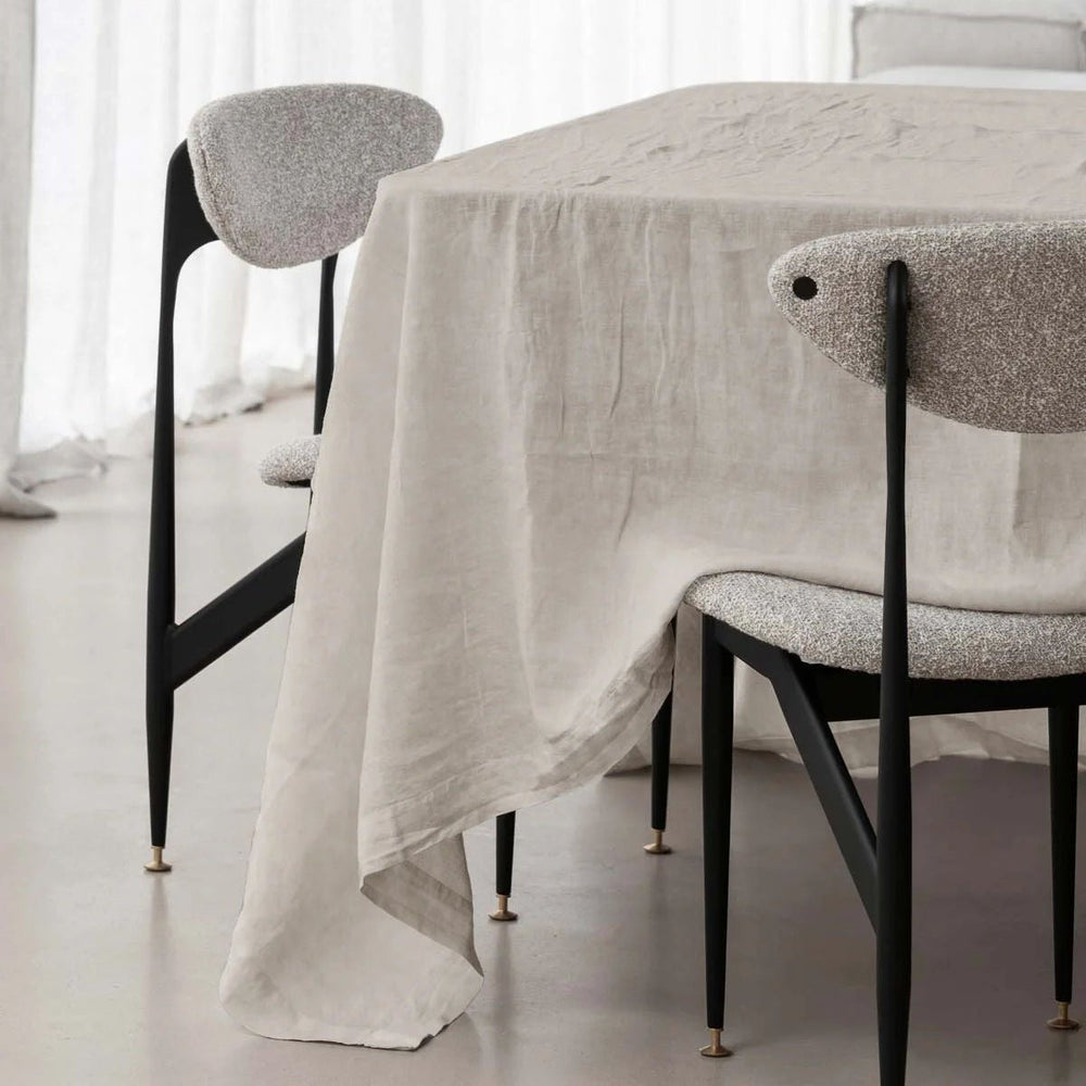 100% Linen Tablecloth - Natural