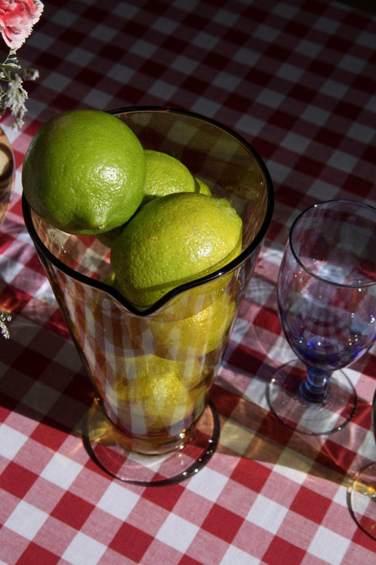 Vintage Multicolour Pitcher and Glasses Set