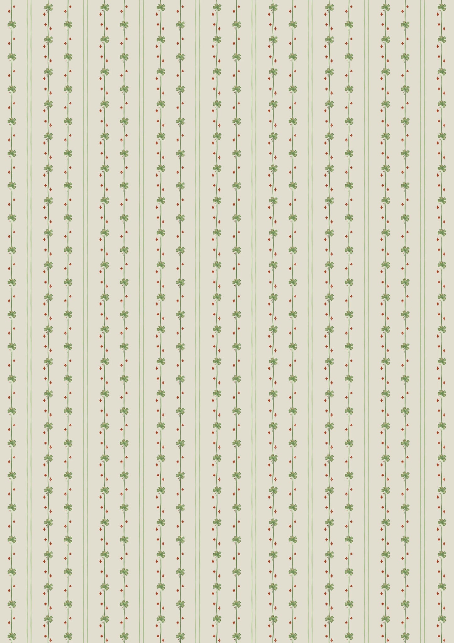 Garden Tetris Fabric - Green