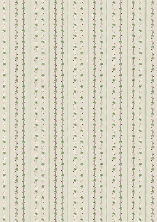 Garden Tetris Fabric - Green