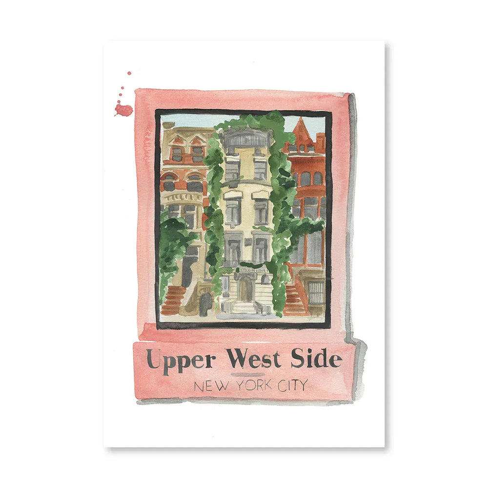 Upper West Side NYC Matchbook Print