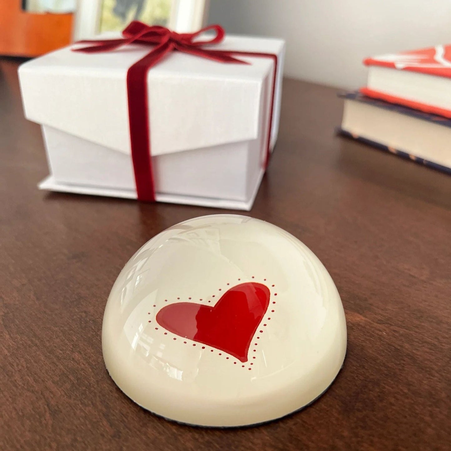 Decoupage Paperweight, Heart