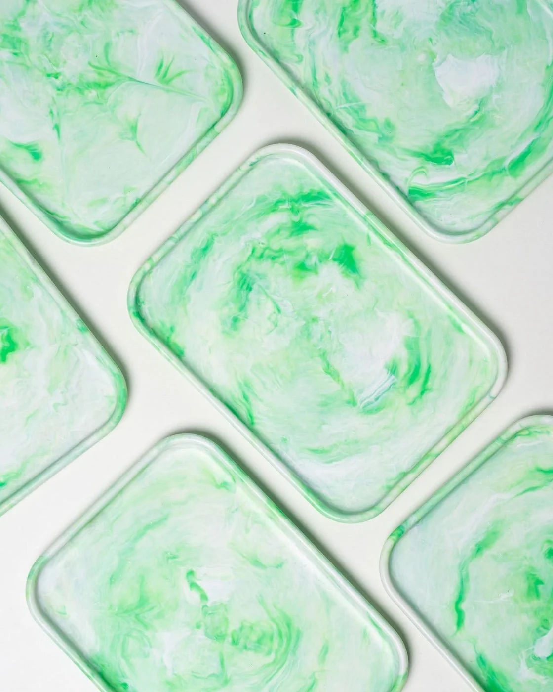 Recycled Plastic Tray - Jade