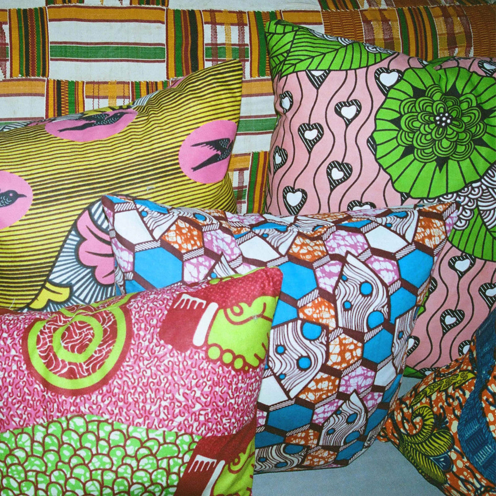 Ankara Hexagons Cushion