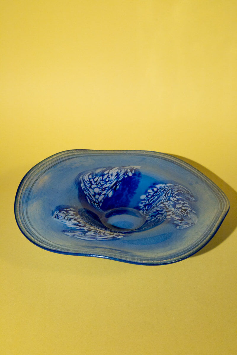 Mid-century Wavy Abstract Bowl