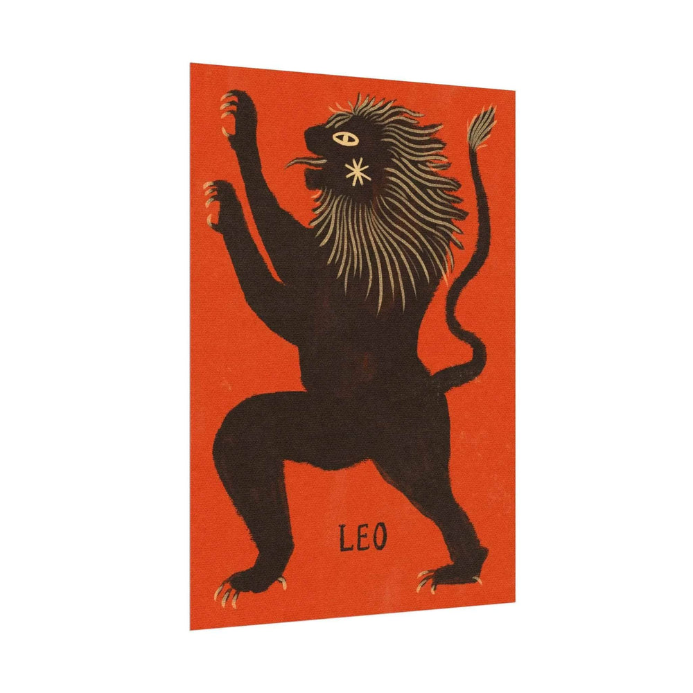 Tabby Booth Fine Art Zodiac Print • Leo