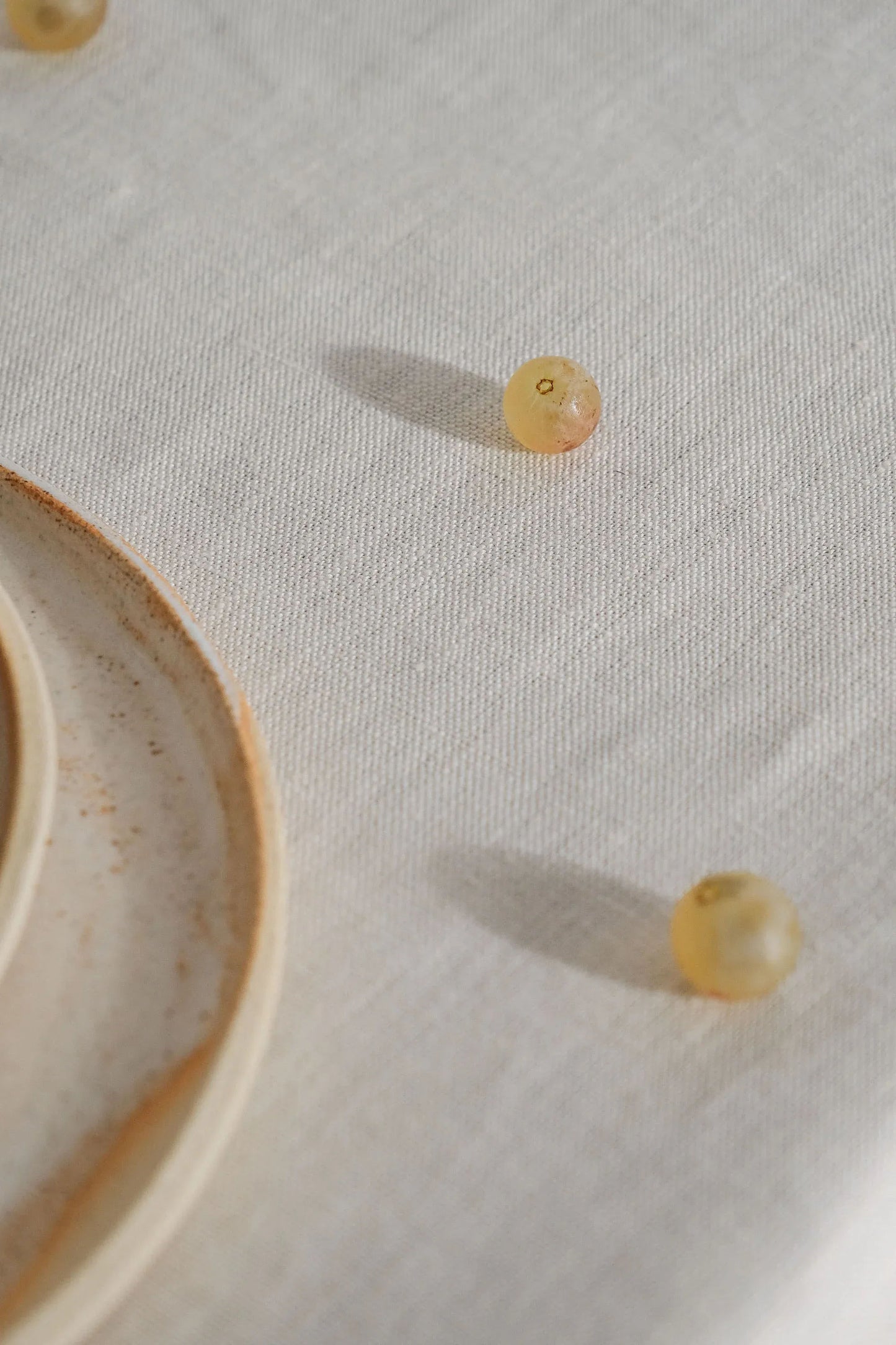 The Ivory Linen Tablecloth