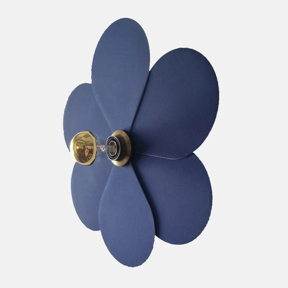 Blue Flower Wall Light 45cm