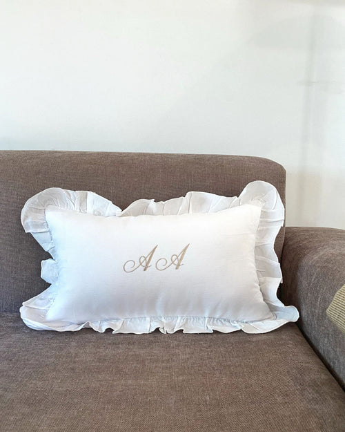 Personalised Decorative Ruffle Pillowcase