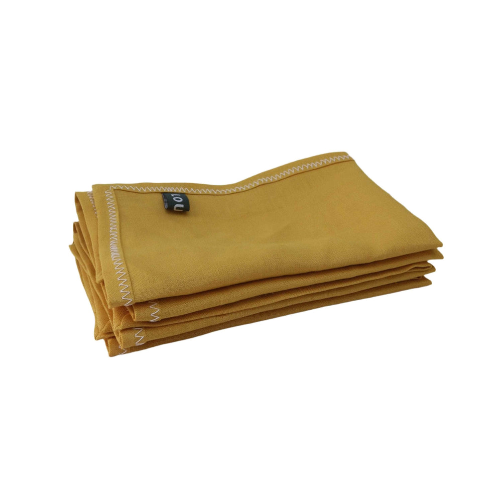 Irish Linen Napkin Set of 4 - Sunshine Yellow