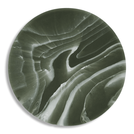 Recycled Plastic Coaster Ripple Evergreen