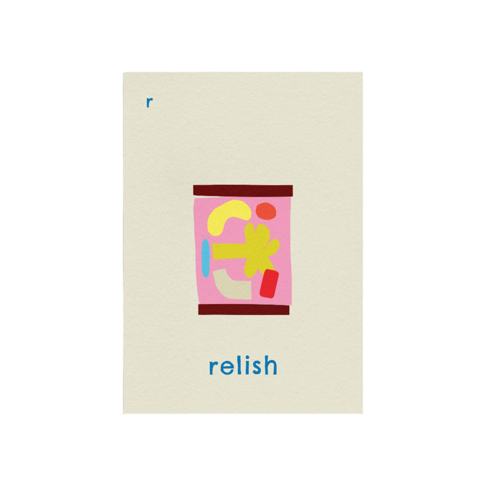 R for Relish Print