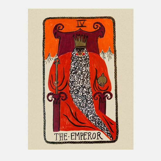 Tabby Booth • The Emperor • Tarot Card Print